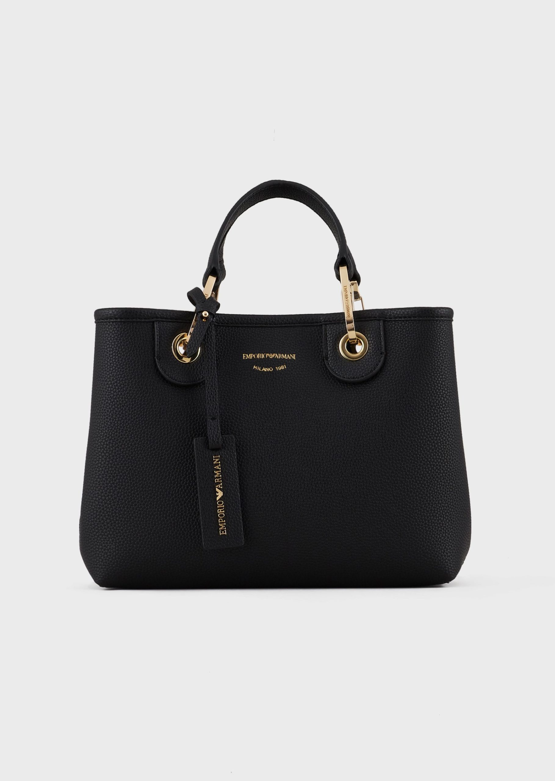MyEA Bag small shopper bag with deer print | EMPORIO ARMANI Woman