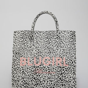 Shopper Animalier con logo Blugirl
