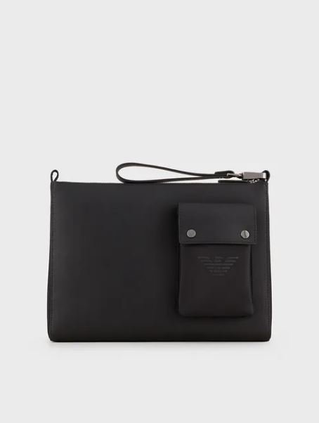 Pochette Saffiano Emporio Armani L aura Profumerie