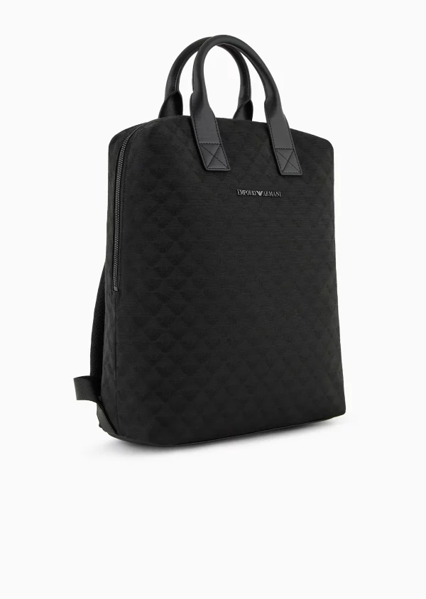 Zaino slim Jacquard Emporio Armani - immagine 2