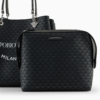 Shopper Emporio Armani con charm aquila Nero - immagine 4