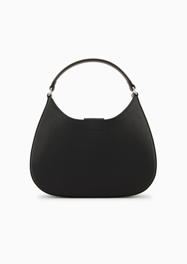 Borsa hobo Emporio Armani In pelle riciclata Nera - immagine 2