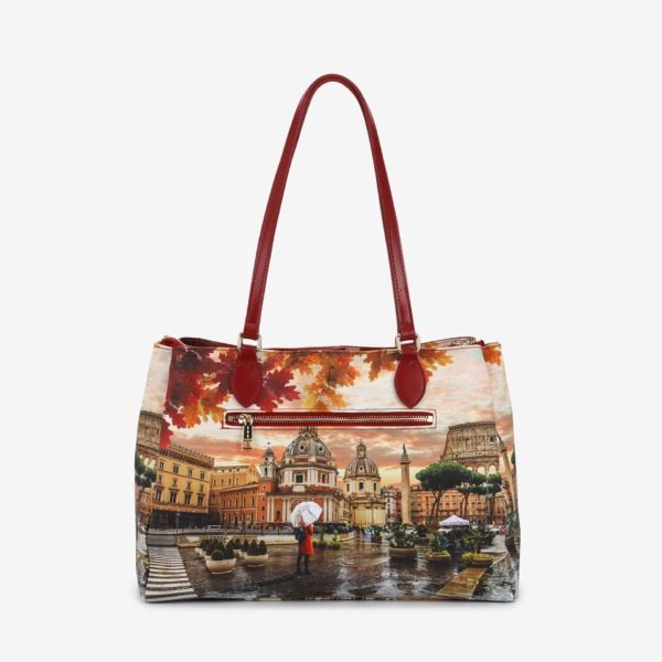 Borsa a spalla Ynot? Rome Raining - immagine 3