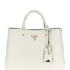 Borsa a mano Guess Meridian Ivory