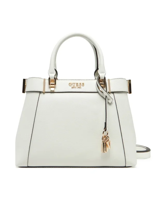 Borsa a mano Guess Anadela Bianco