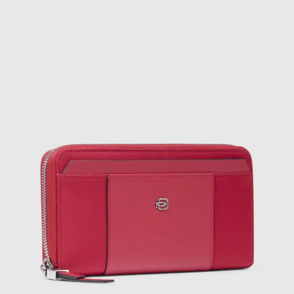 Portafoglio Donna Piquadro Rosso - immagine 4
