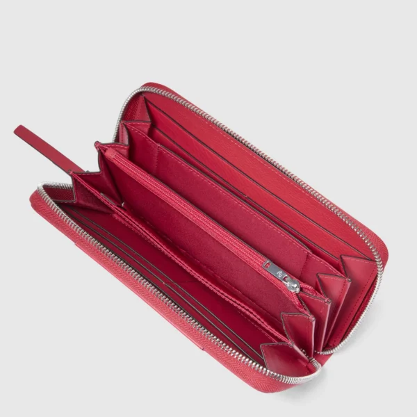 Portafoglio Donna Piquadro Rosso - immagine 2