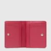 Portafoglio Donna Piccolo Piquadro Rosso - immagine 3