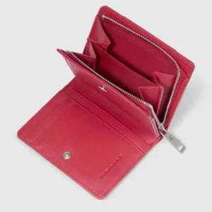 Portafoglio Donna Piccolo Piquadro Rosso
