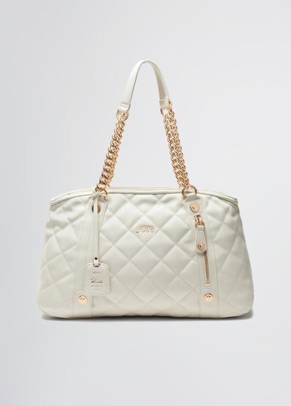 Shopping bag Kate crema LiuJo