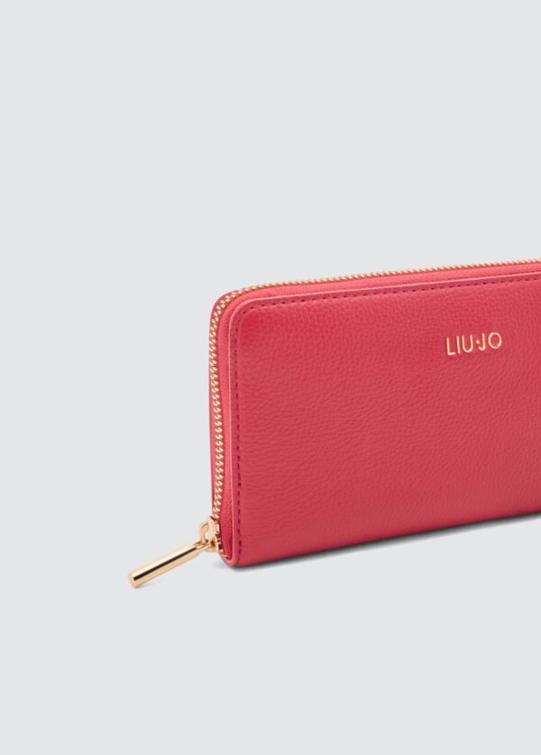 Portafoglio Caliwen zip grande rosso LiuJo - immagine 3