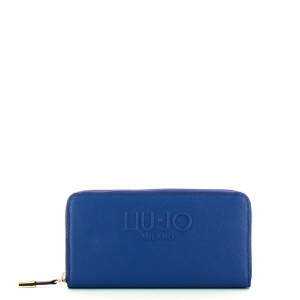 Portafoglio Caliwen zip grande blu LiuJo