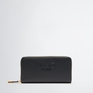 Portafoglio Caliwen zip grande nero LiuJo