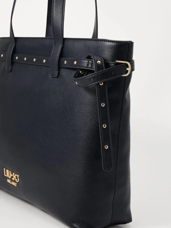 Shopping bag Evrim nero LiuJo - immagine 3