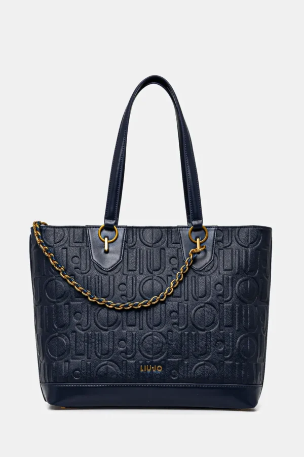 Shopping bag logo e catena LiuJo