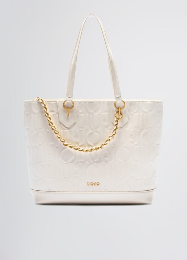 Shopping bag logo e catena LiuJo