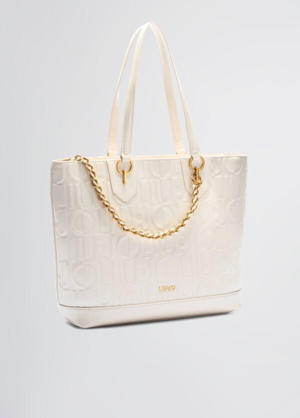 Shopping bag logo e catena LiuJo - immagine 2