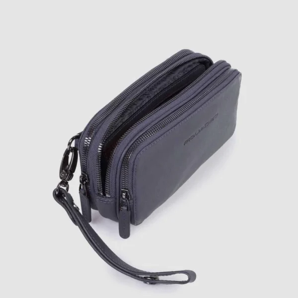 Astuccio Black Square Piquadro Blu Oceano - immagine 2