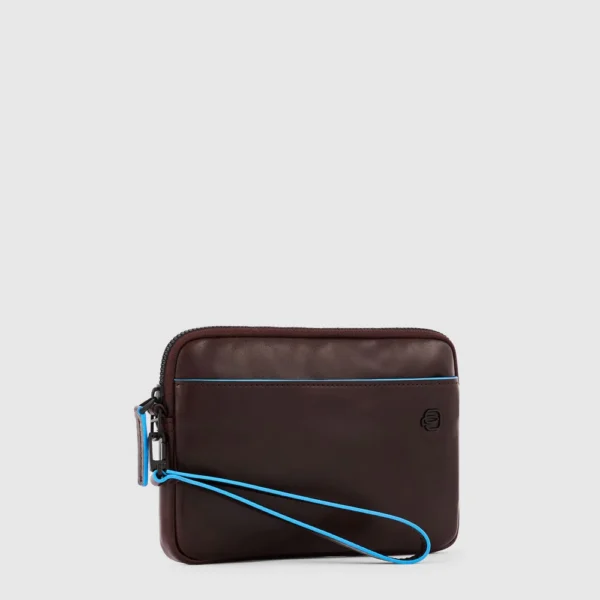 Pochette Uomo con Porta Carte di Credito Mogano - immagine 6