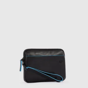 Pochette Uomo con Porta Carte di Credito Nero