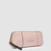 Astuccio porta penne in pelle Piquadro Rosa/Beige - immagine 2