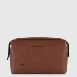 Beauty Case Uomo Piquadro Cuoio