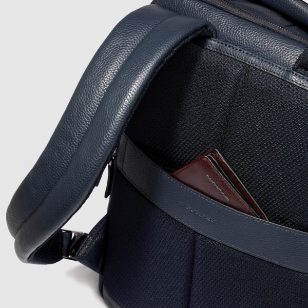 Zaino Uomo Porta Pc 14" Piquadro Blu - immagine 3