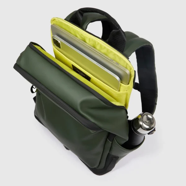 Zaino porta computer 14" Corner Piquadro Verde - immagine 5