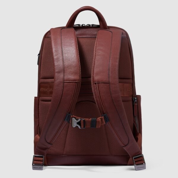 Zaino Uomo Porta Pc 15,6" Piquadro Cuoio - immagine 2