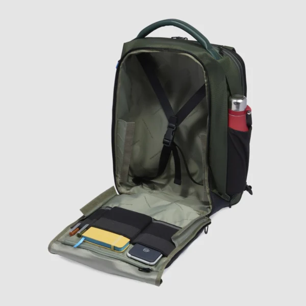 Zaino da Viaggio Porta PC 15,6" Piquadro Verde - immagine 2