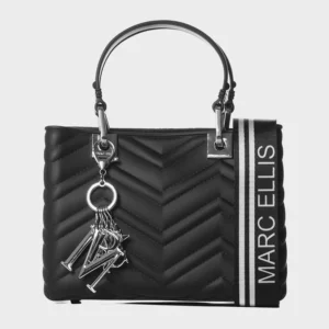 Borsa a mano Flat Krissy M Wave Nero Marc Ellis