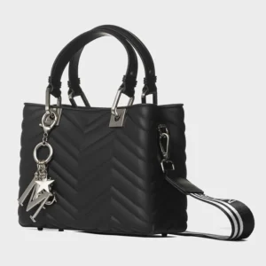 Borsa a mano Flat Krissy M Wave Nero Marc Ellis
