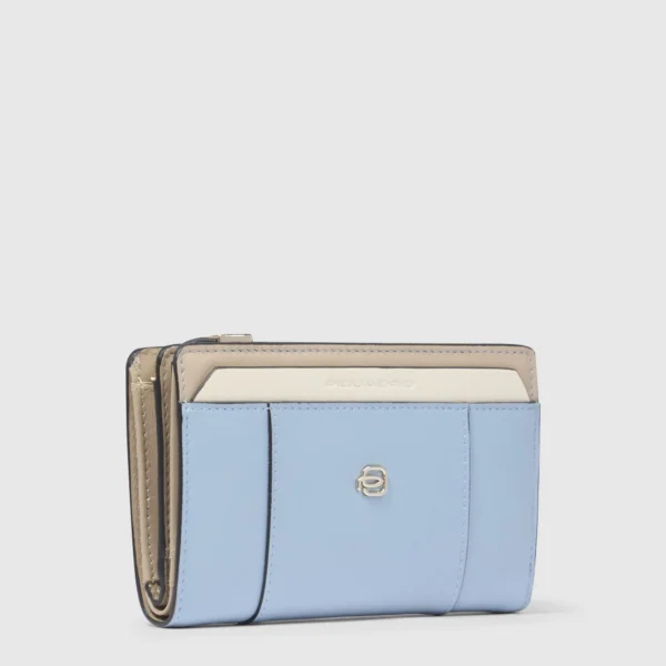 Portafoglio Donna Piquadro Azzurro/Beige - immagine 2