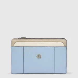 Portafoglio Donna Piquadro Azzurro/Beige