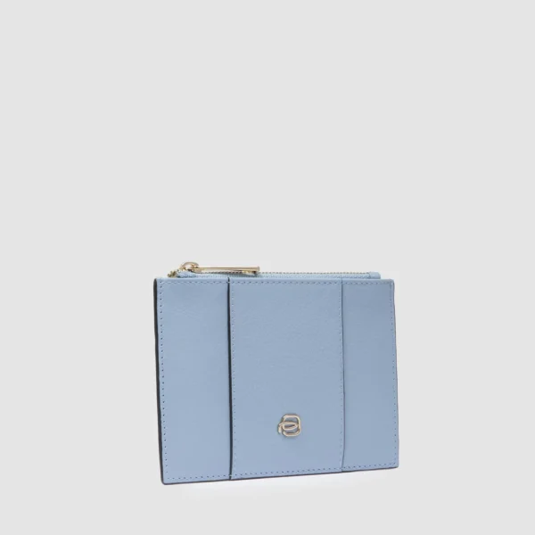 Portamonete Donna Piquadro Azzurro/Beige - immagine 3