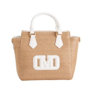 Borsa a mano Taylor Straw bianco Marc Ellis
