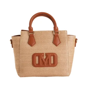 Borsa a mano Taylor Straw cuoio Marc Ellis