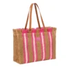 Borsa Paglia Sfrangiata Fucsia Emanuela Biffoli - immagine 2