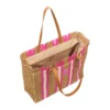 Borsa Paglia Sfrangiata Fucsia Emanuela Biffoli - immagine 3