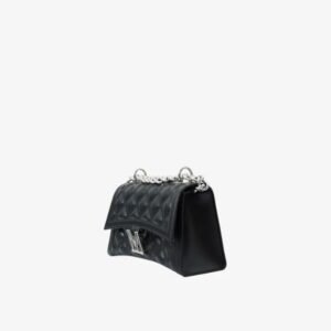 Borsa a tracolla Flat Rhombus S Nero Marc Ellis
