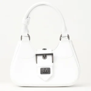 Borsa a spalla Circle Bianco Marc Ellis