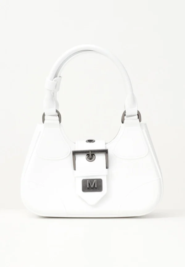 Borsa a spalla Circle Bianco Marc Ellis