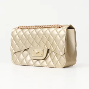 Borsa a tracolla Flat Falcon Gold Marc Ellis
