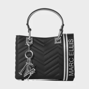 Borsa a mano Flat Krissy S Wave Nero Marc Ellis