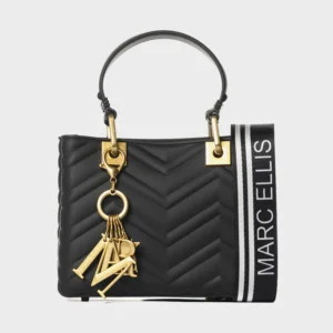 Borsa a mano Flat Krissy S Wave Nero Marc Ellis