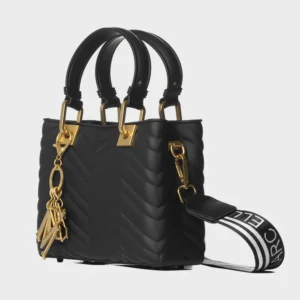 Borsa a mano Flat Krissy S Wave Nero Marc Ellis