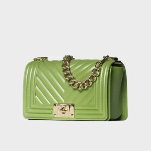 Borsa Flat S Verde Marc Ellis