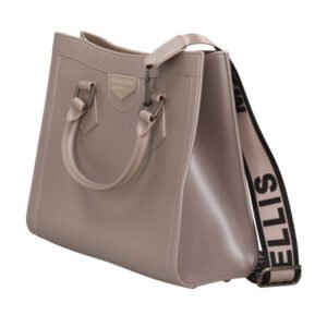 Borsa a mano Wood M Beige Marc Ellis