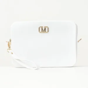 Pochette Flowe Bianco Marc Ellis