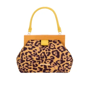 Borsa a mano Jungle Giallo Emanuela Biffoli